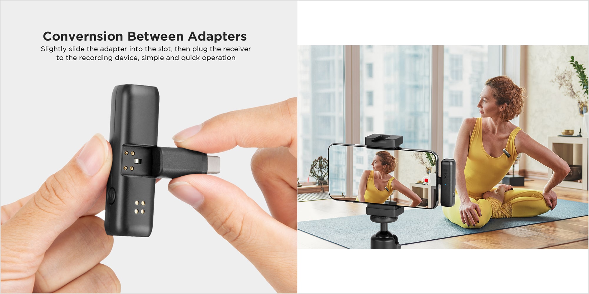 BY-WM3U 2.4GHz Wireless Microphone