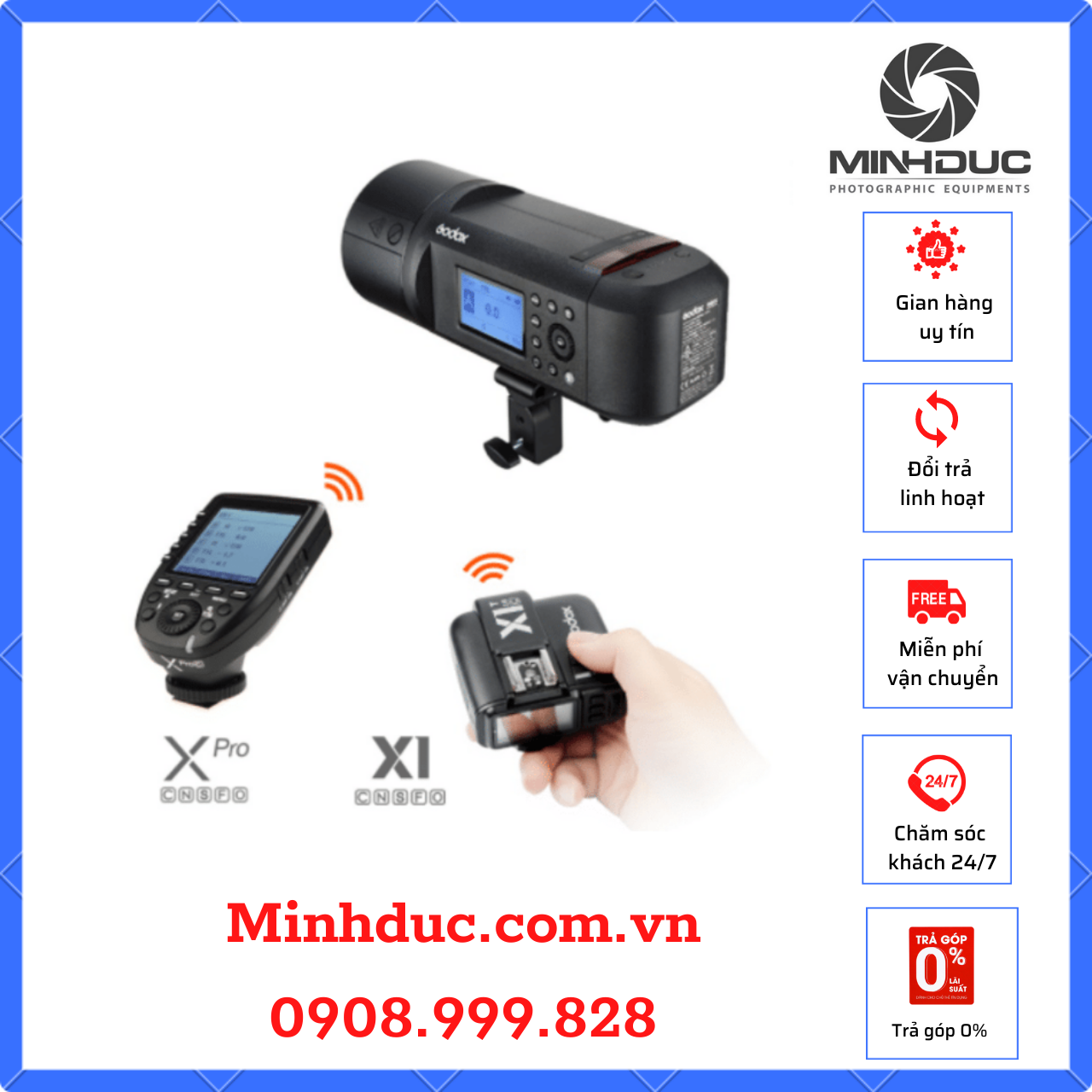 Đèn Chụp Ngoài Trời Godox AD400 PRO 