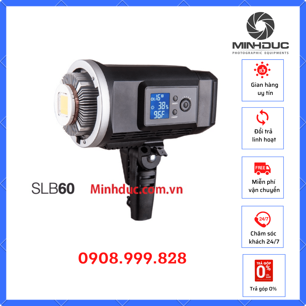 Đèn LED ngoại cảnh GODOX SLB 60W 
