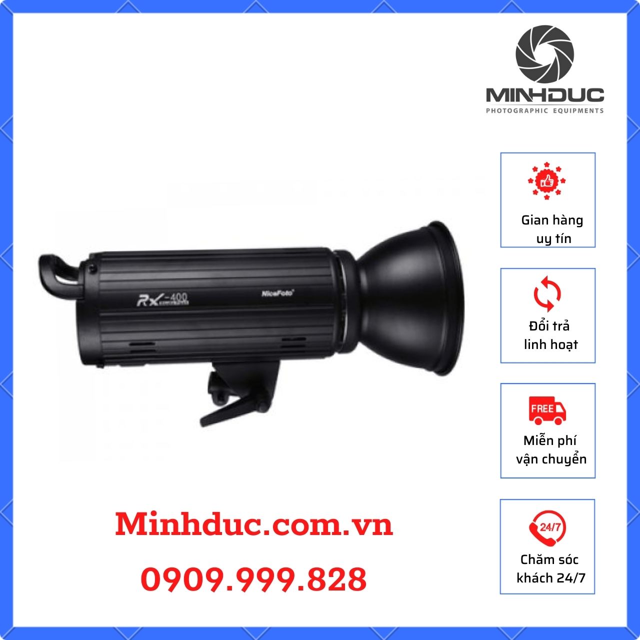 Đèn flash Nicefoto  RX400