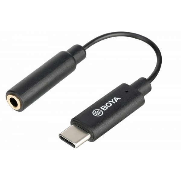 Cáp Chuyển Đổi Boya BY-K4 chuyển cổng Type C sang 3.5mm Chính Hãng
