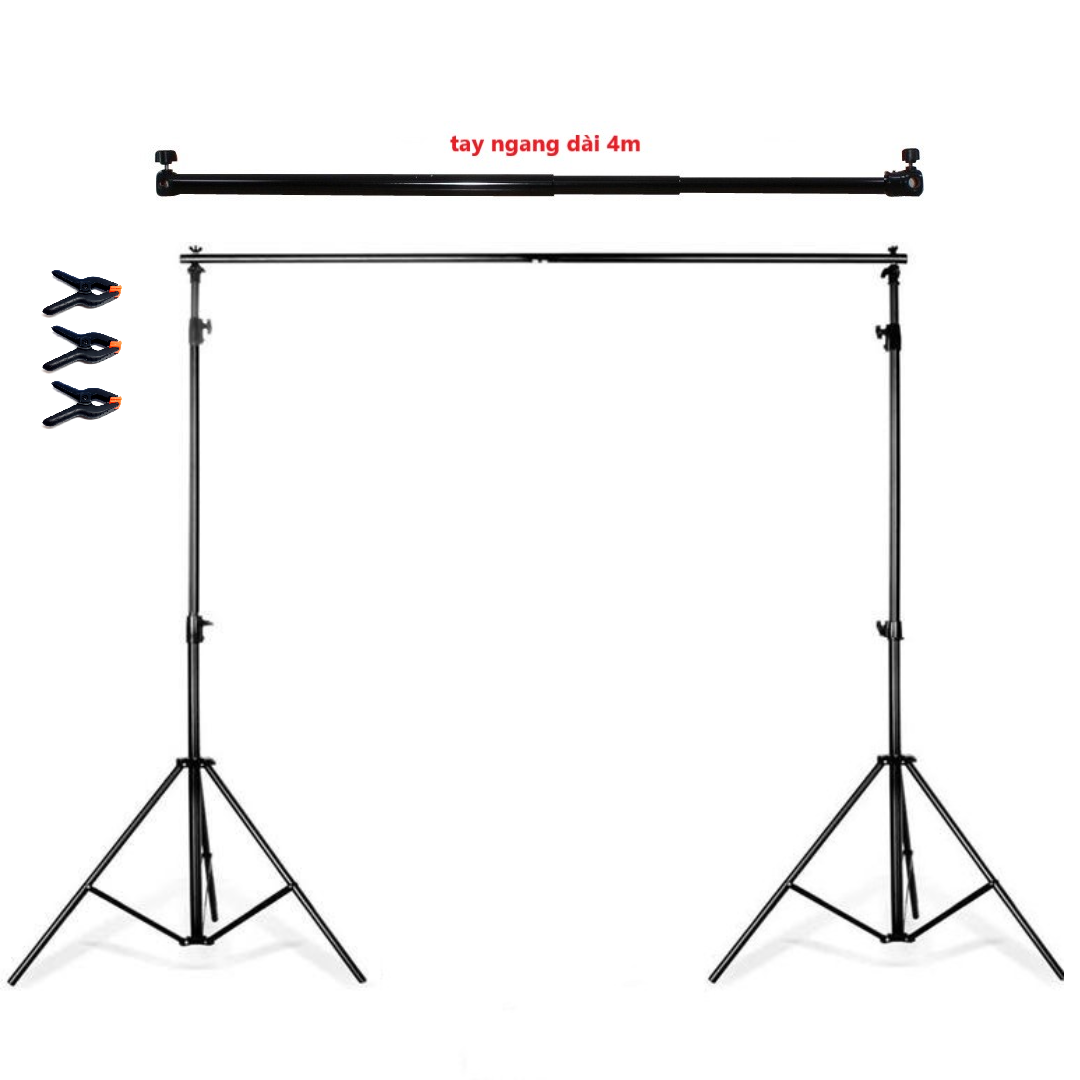 Bộ giá treo phông - khung treo phông di động lớn 3.2m x 4m     