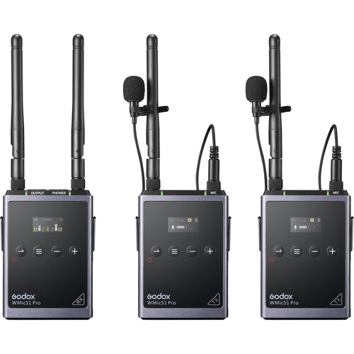 Microphone không dây Godox WMicS1 Pro Kit 2