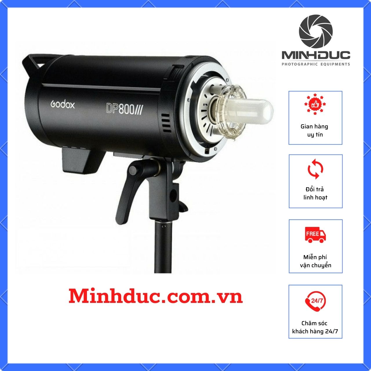 Đèn Flash Studio Godox DP800III 800w 