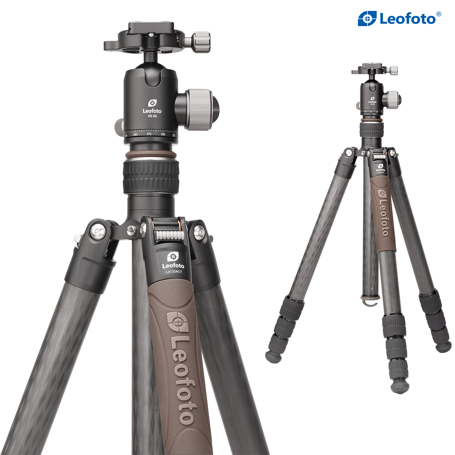 Chân tripod Leofoto LX-324CT + đầu ball XB-38