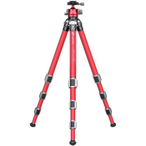 Chân máy tripod Leofoto LA-324C + đầu ball LH-40 ( Red kit)