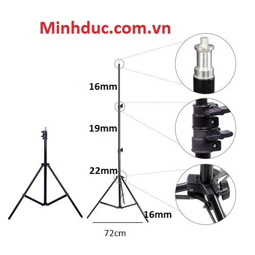 Chân đèn quay phim , chụp ảnh MD200F