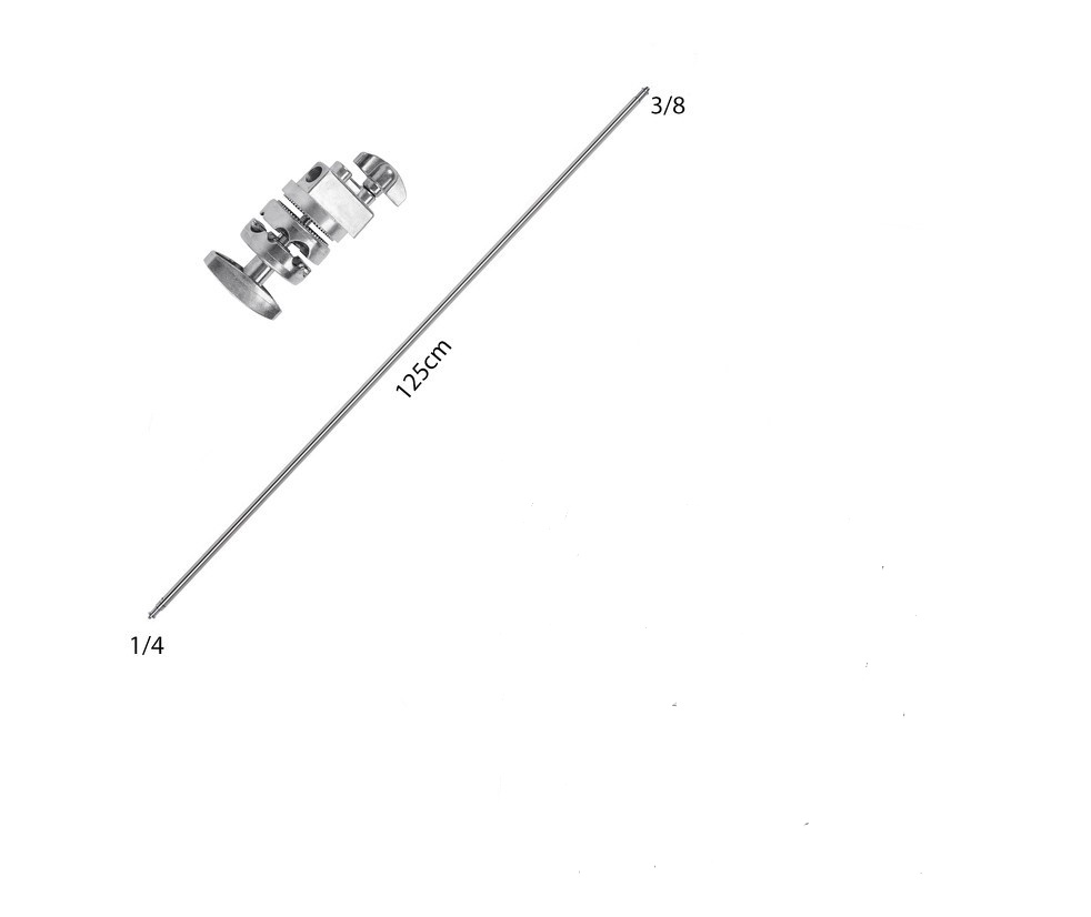 Combo Tay Boom CK1 - CK2 - CK3 Inox đặc Và Grip head  