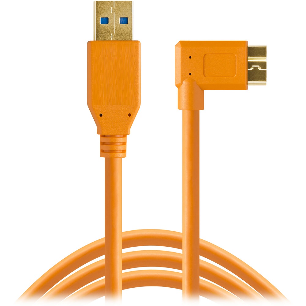 Dây cáp kết nối với máy ảnh TelePro USB 3.0 to Micro-B Right Angle  DKN (Chính Hãng)