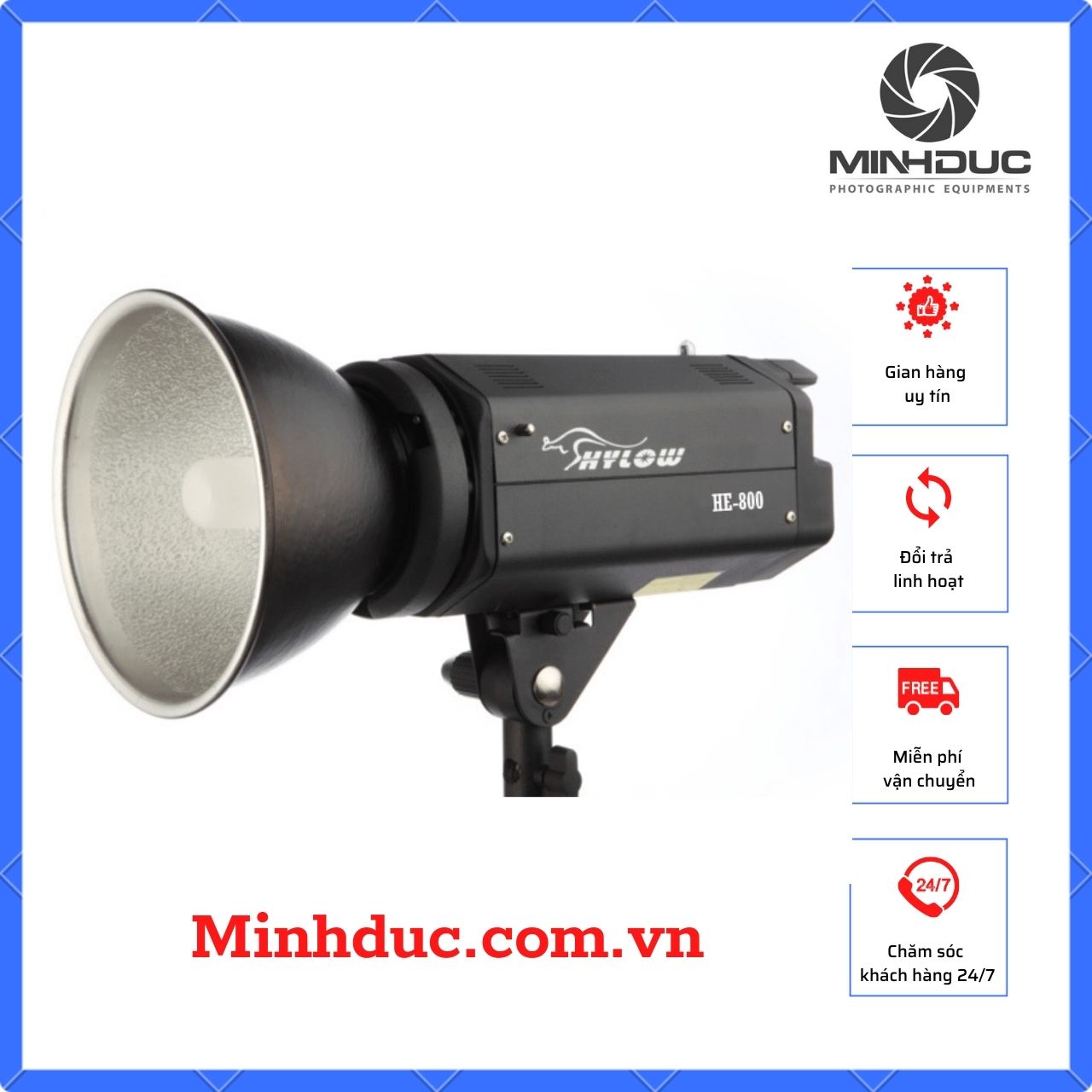 Đèn flash Hylow HE800 