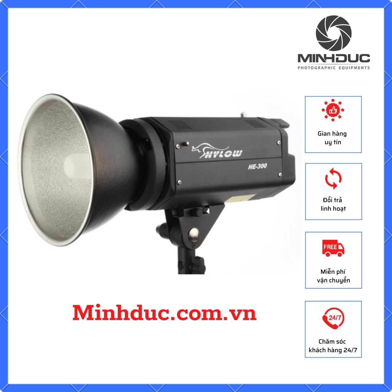 Đèn flash Hylow HE300
