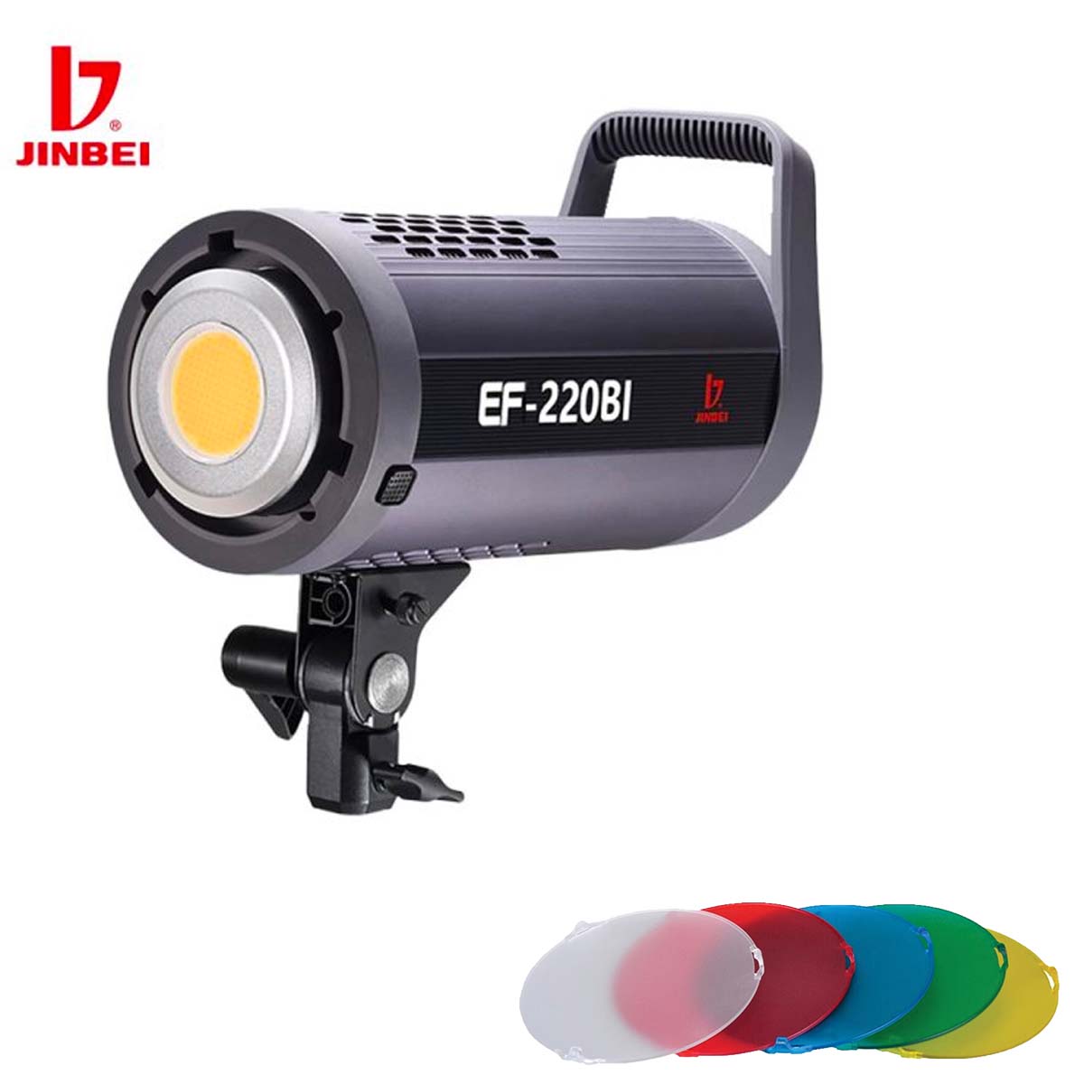 Đèn Led Jinbei EF-220Bi Color 2700-6500K( Tặng 1 miếng filter bất kì)
