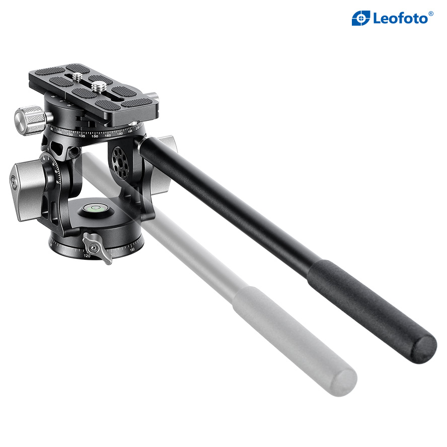 Đầu 2-Way Leofoto VH-30R có tay cầm