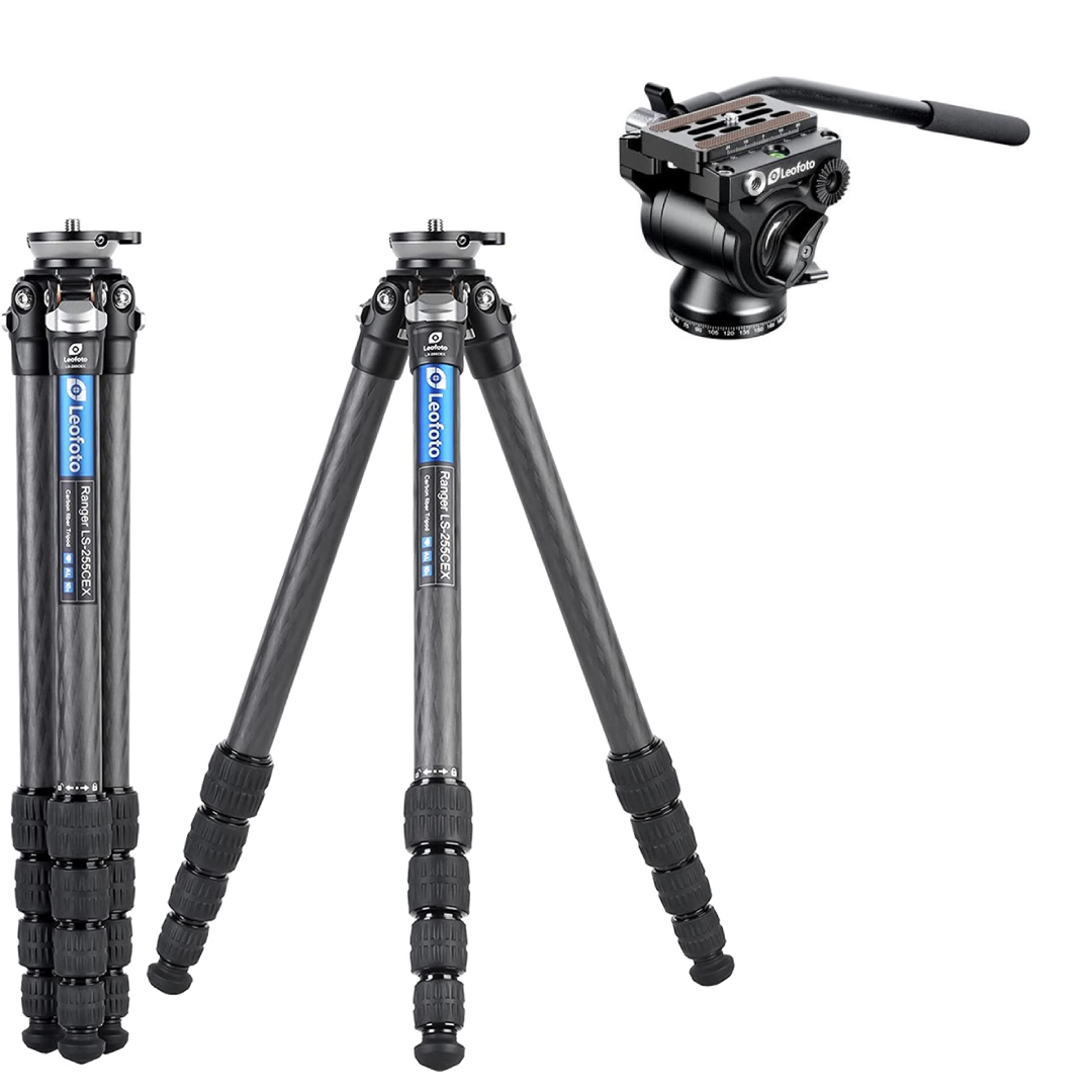 Chân tripod Leofoto LS-255CEX + đầu quay BV-5