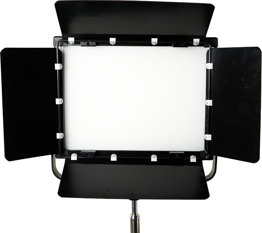 Đèn Led Quay Phim Chuyên Nghiệp Proton DL1200R 120w RGB & 3200k-6500K kèm cánh Barndoor   