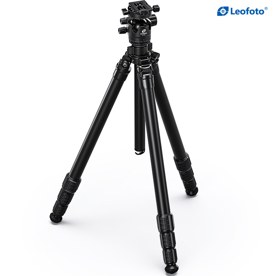 Chân tripod Leofoto LG-324C + đầu ball LH-40R ( Đen) 