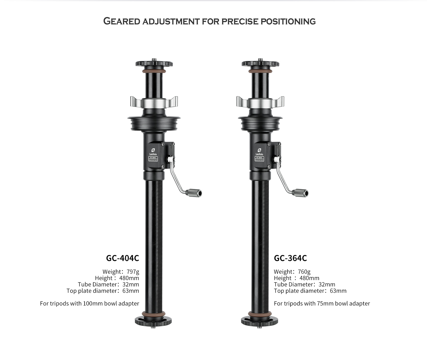 Trục giữa Leofoto GC-404C