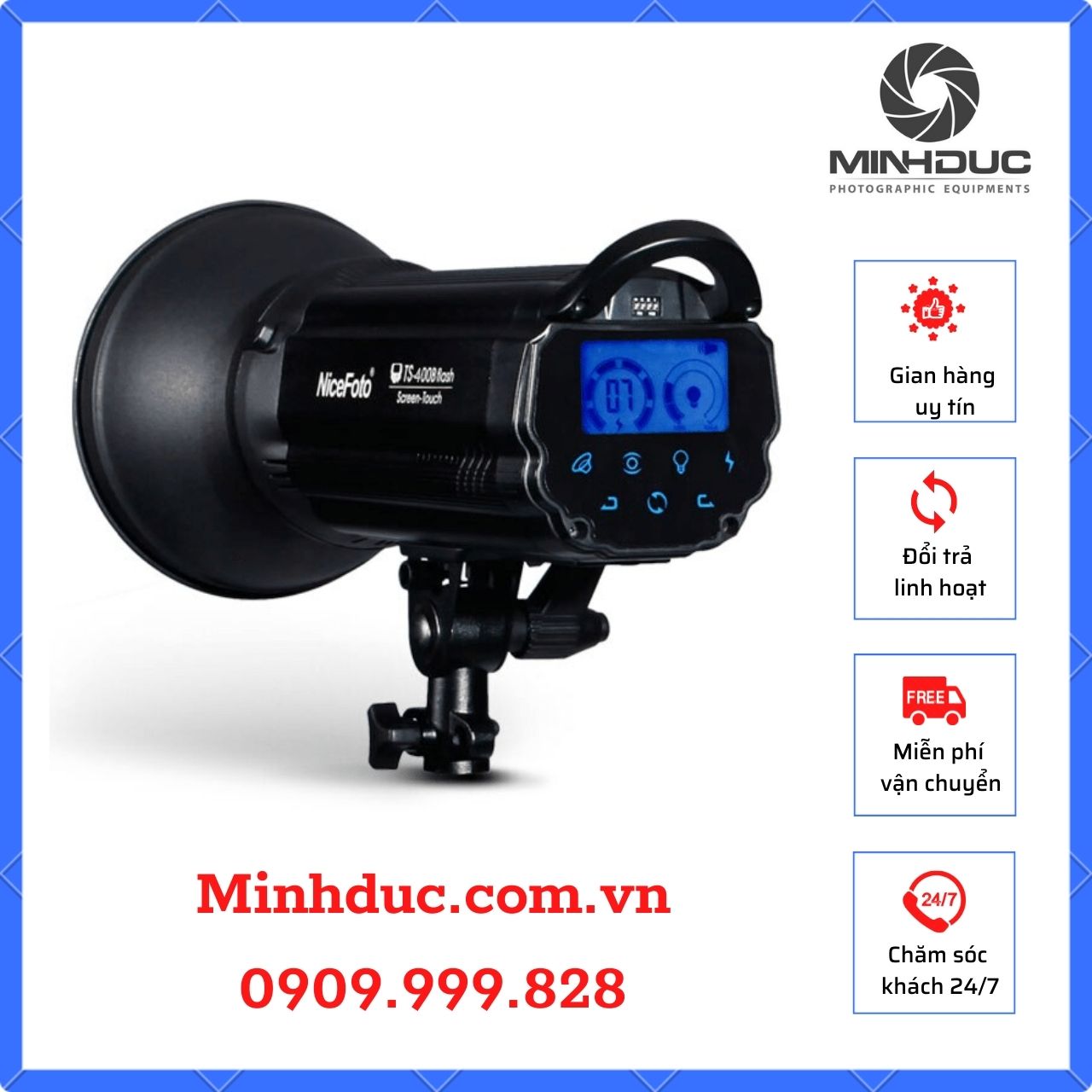 Đèn flash Nicefoto  TS400B