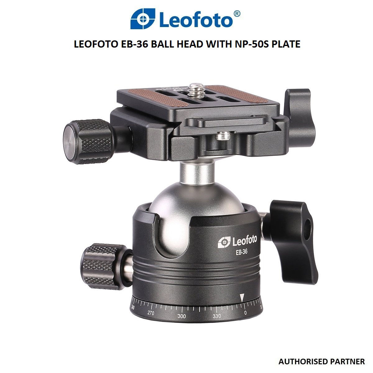 Đầu ball Leofoto EB-36 + plate NP-50S