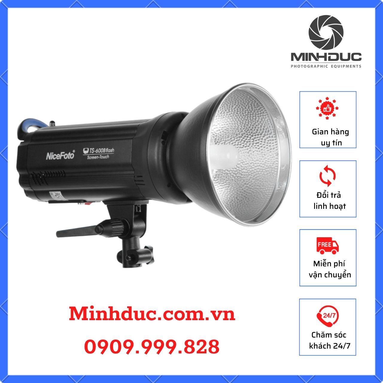 Đèn flash Nicefoto  TS600B