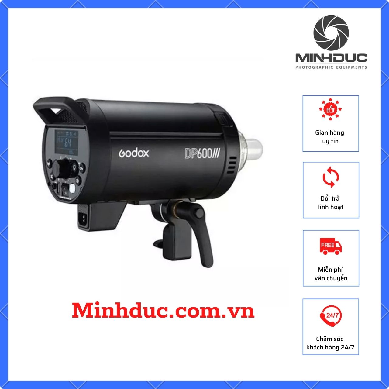 Đèn Flash Studio Godox DP600III 600w 