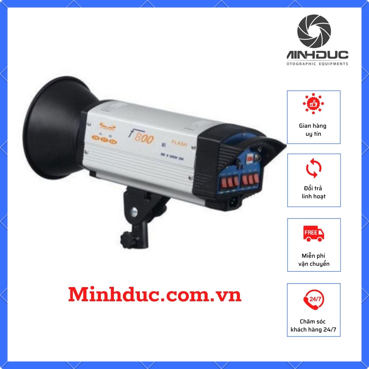 Đèn flash studio F800