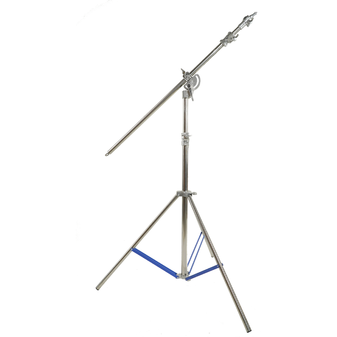 Chân đèn boom MZI2800 2in1 Inox