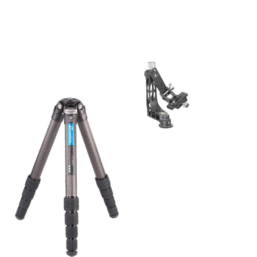 Chân máy Tripod Leofoto LS-365C+ Gimbal head PG-1