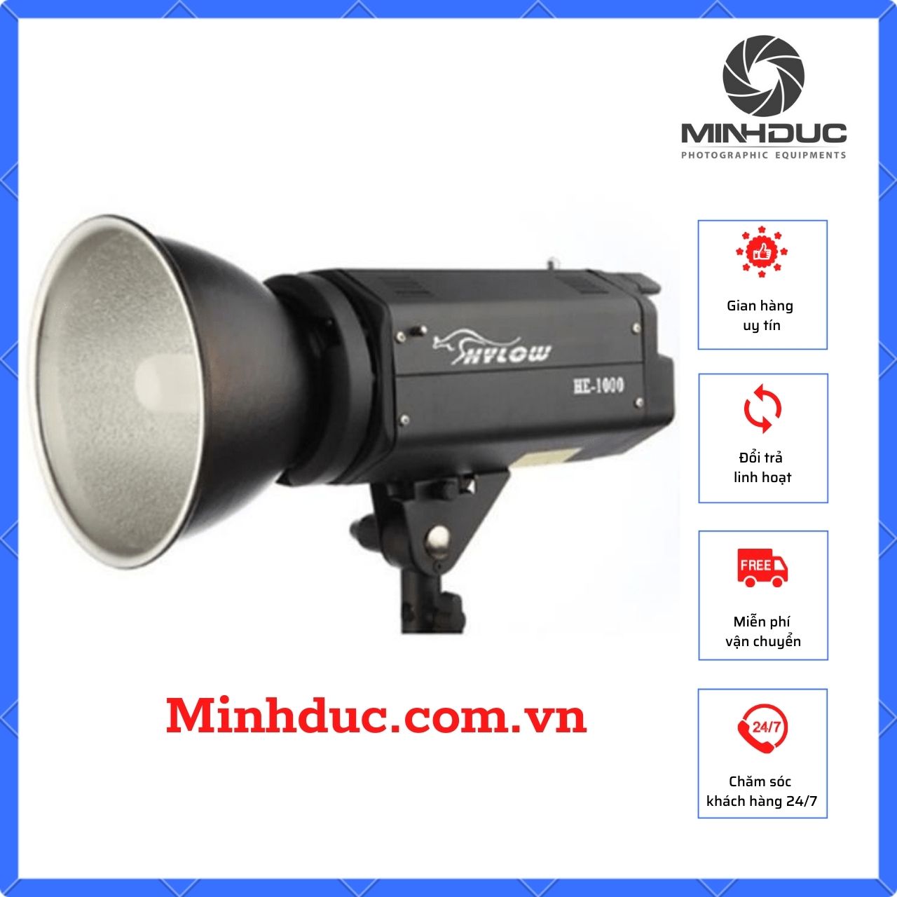 Đèn flash Hylow HE1000