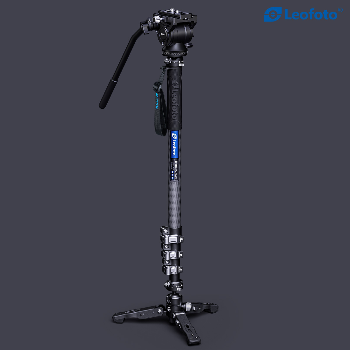 Chân monopod Leofoto MV-324CL + đầu quay BV-10