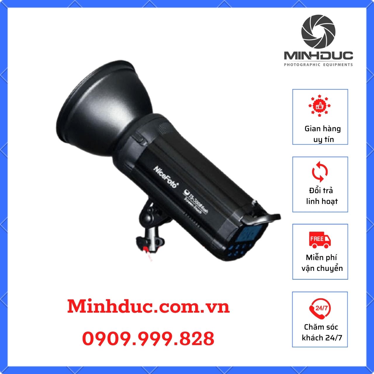 Đèn flash Nicefoto  TS300B