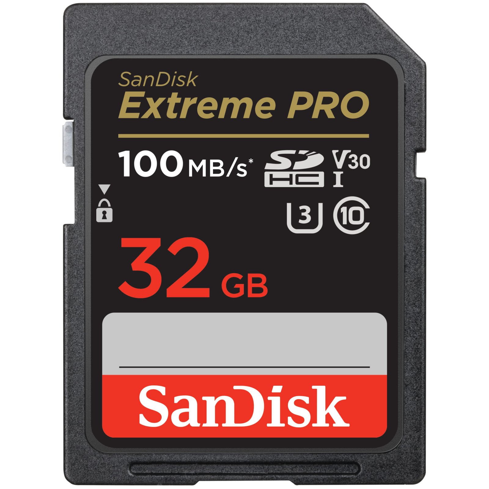 Thẻ nhớ SDHC SanDisk Extreme Pro U3 V30 32GB 100MB/s SDSDXXO-032G-GN4IN