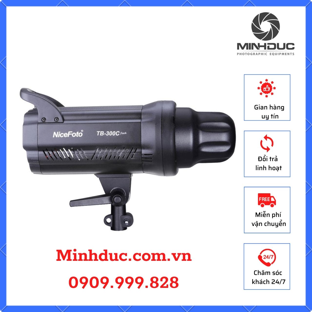 Đèn flash Nicefoto  TB300C