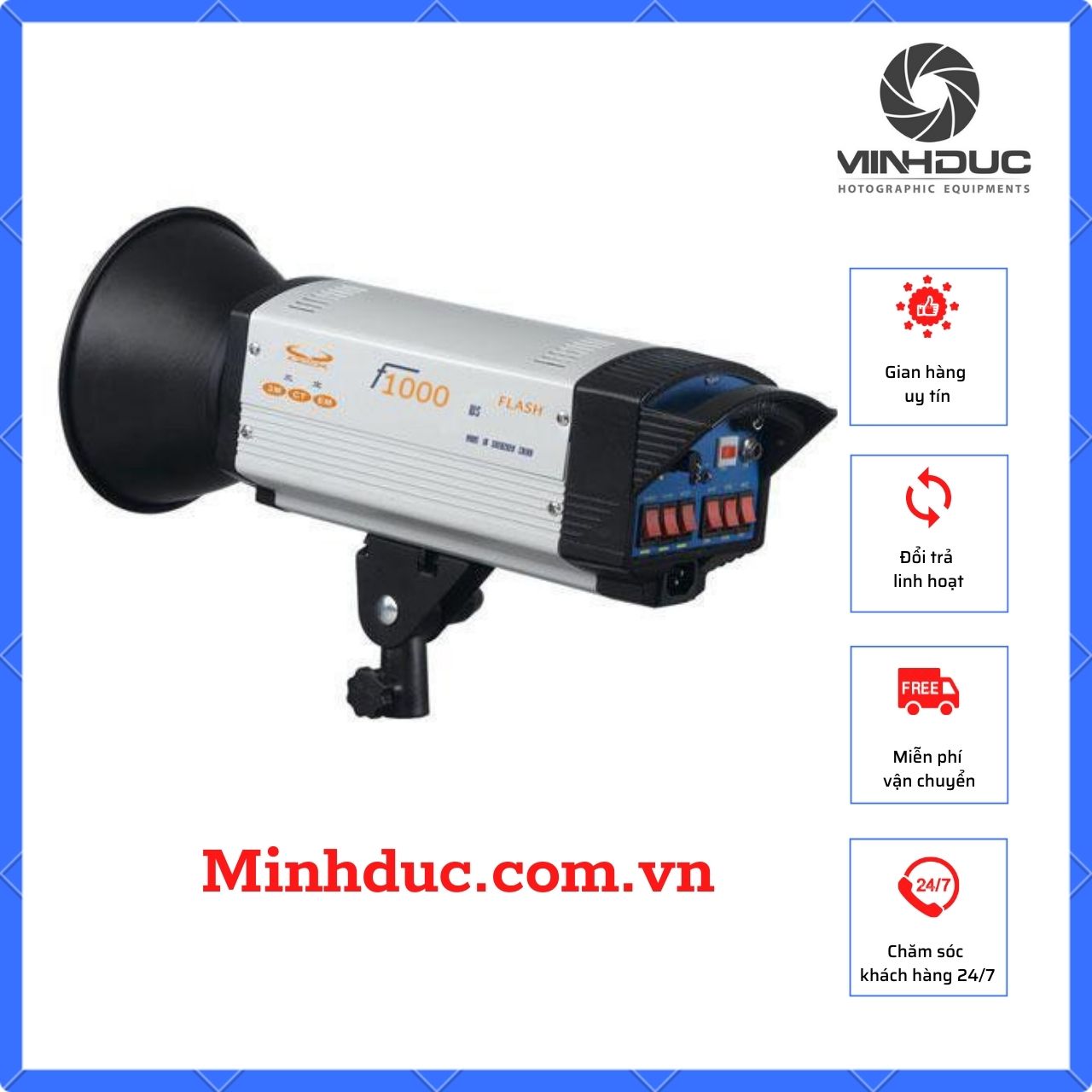 Đèn flash studio F1000