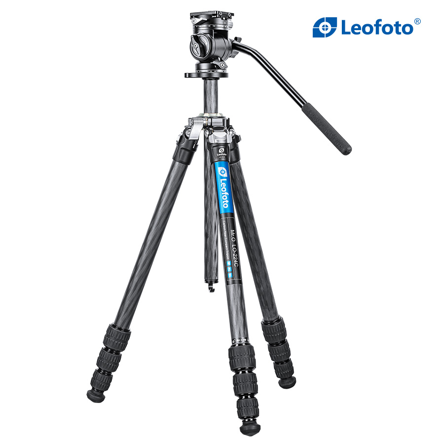 Chân tripod Leofoto LO-224C + đầu quay BV-1R