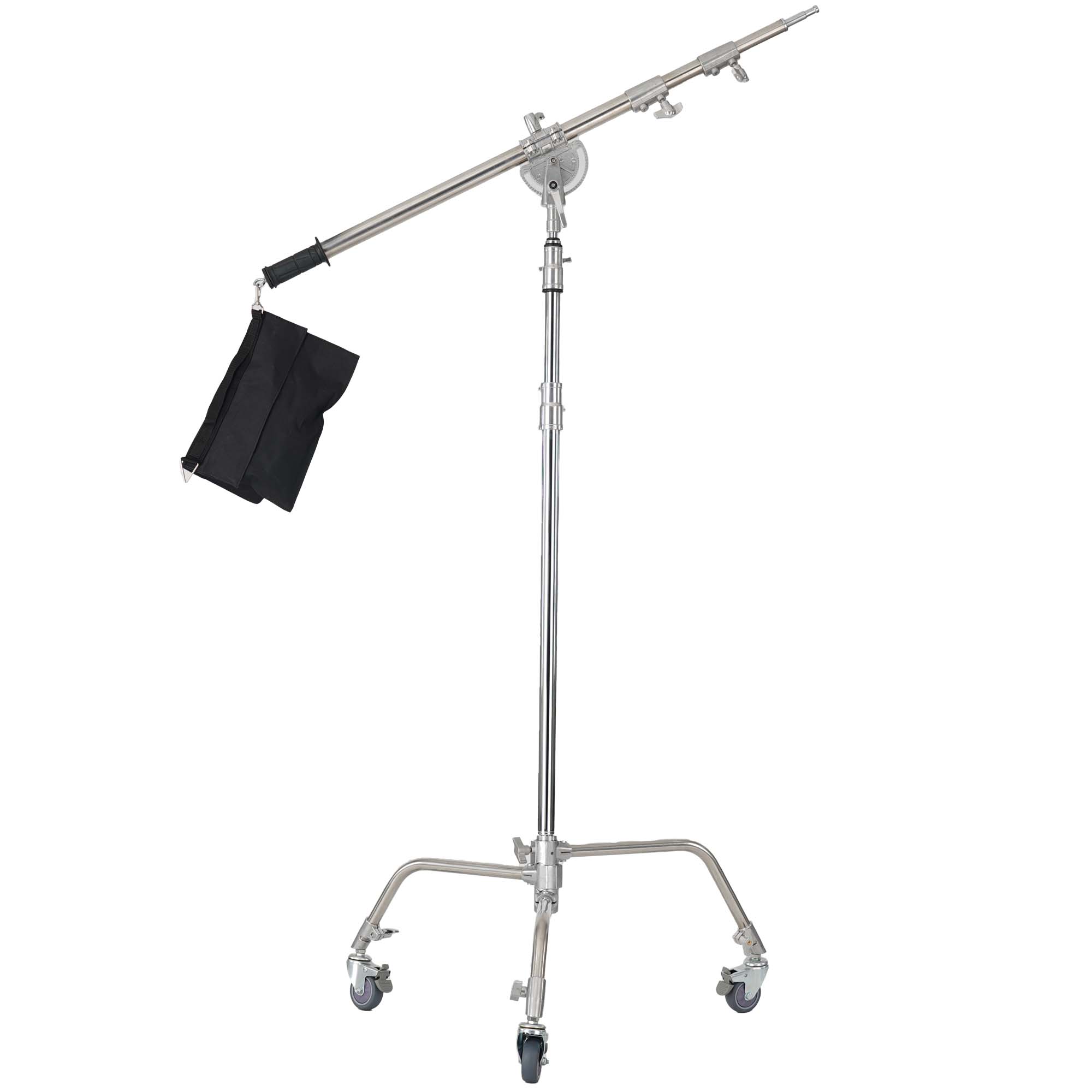 Combo chân C stand CK1 và boom MF-01 siêu cứng chắc kèm bánh xe    