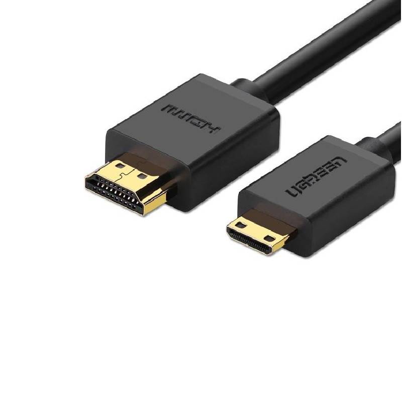 Cáp Mini HDMI sang HDMI 2.0 dài 1,5M Ugreen 11167 hỗ trợ 4K@60hz