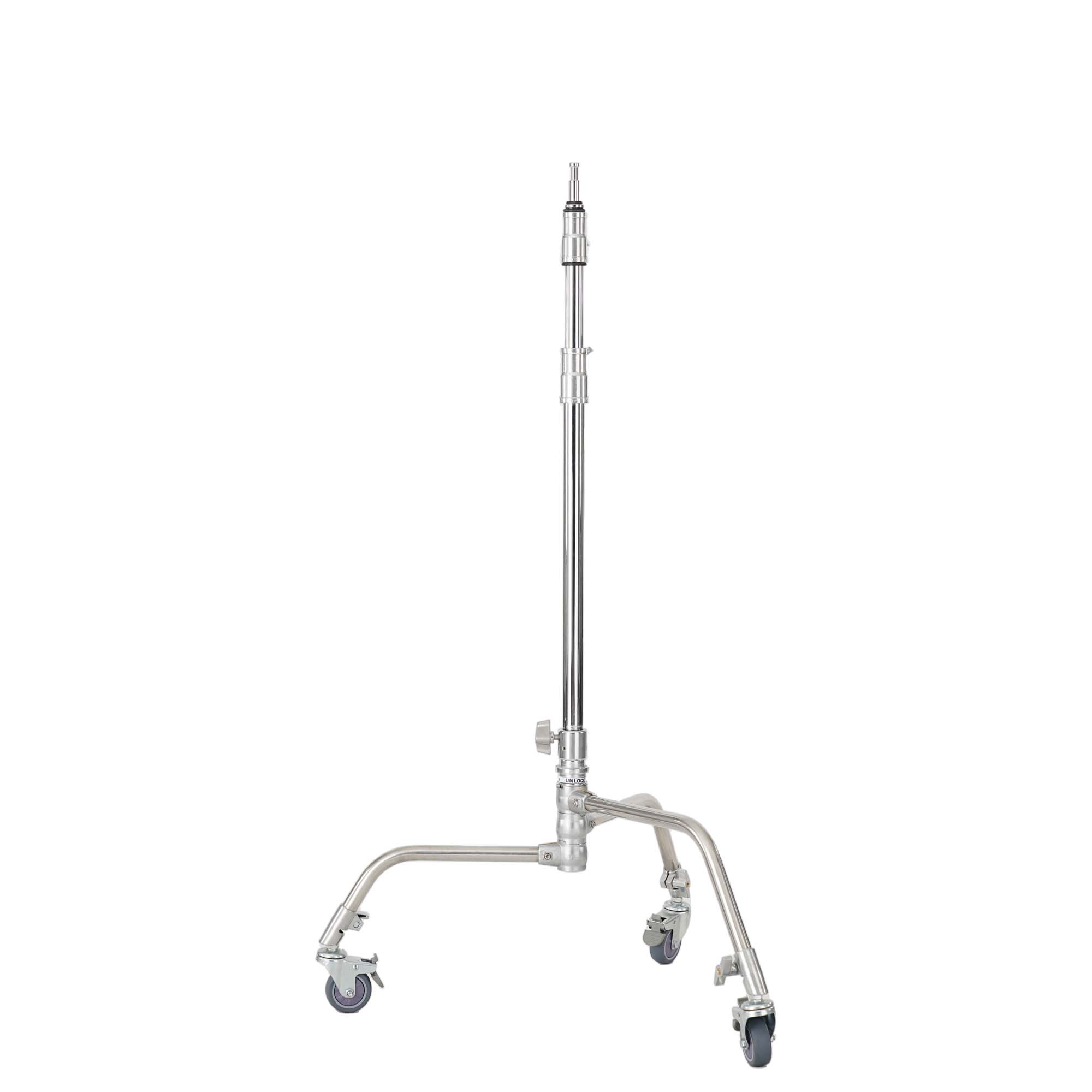 Chân Đèn C stand Ck30 Pro Inox có bánh xe ( Không tay boom) 