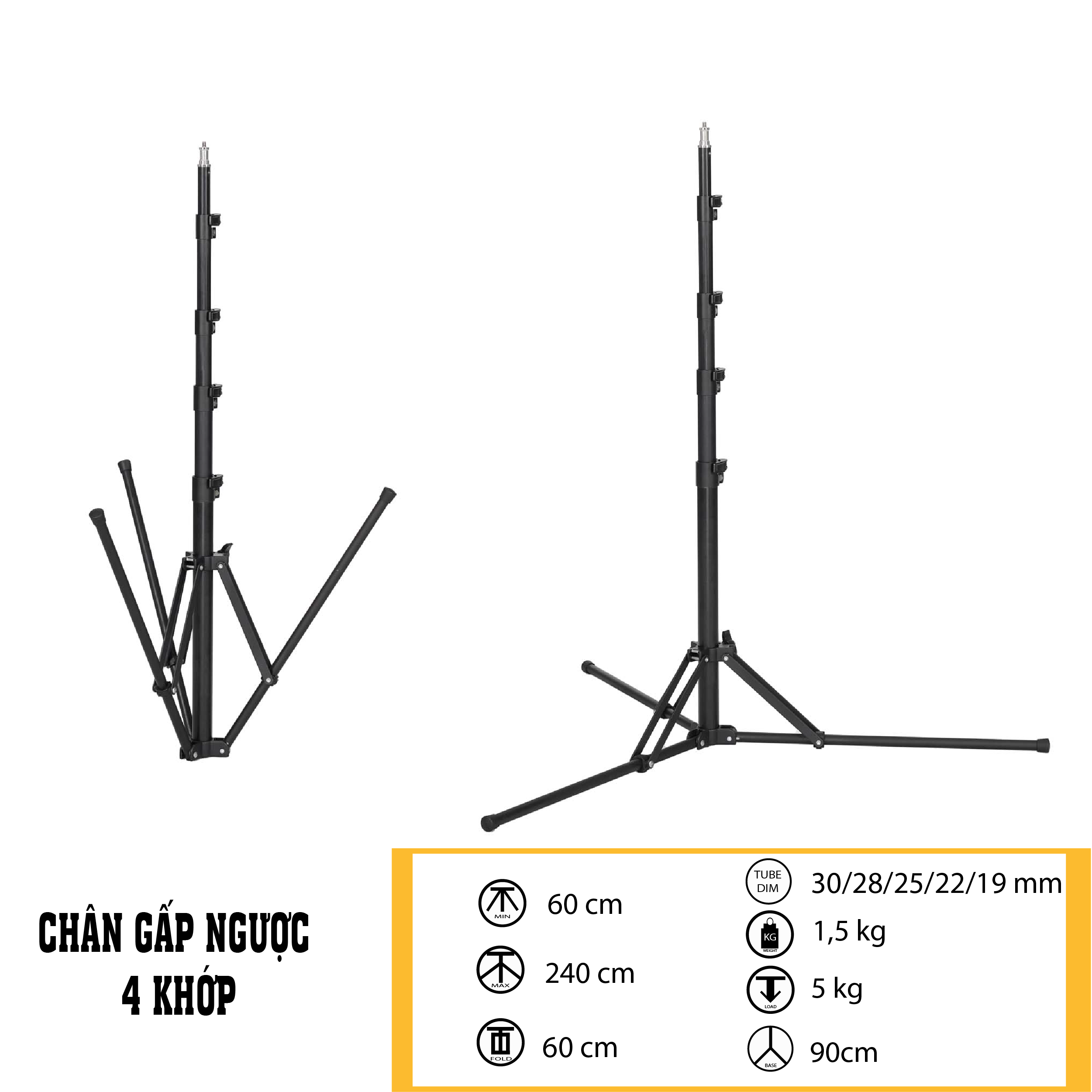 Chân gấp ngược GNT430S Pro
