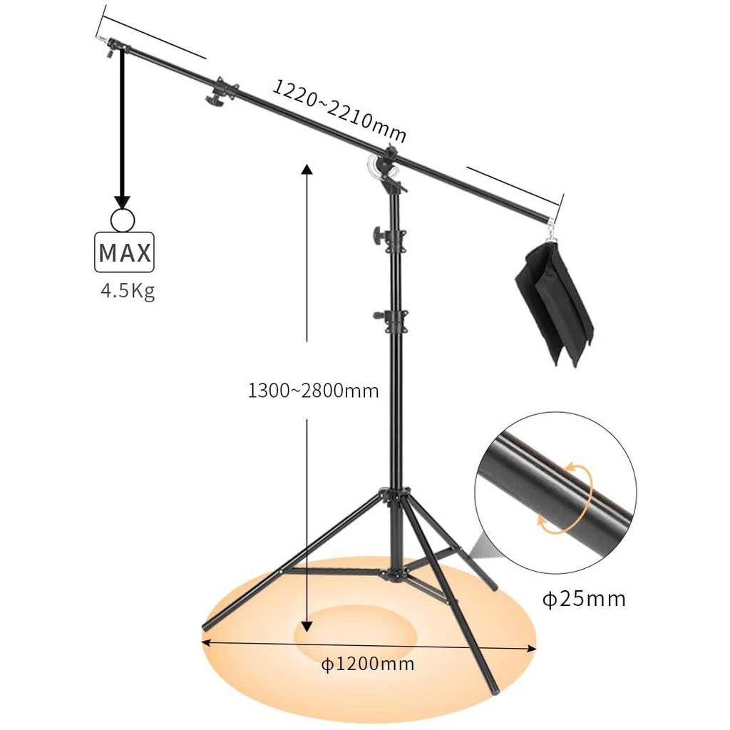 Chân Đèn Flash Stand M3 2 in1 