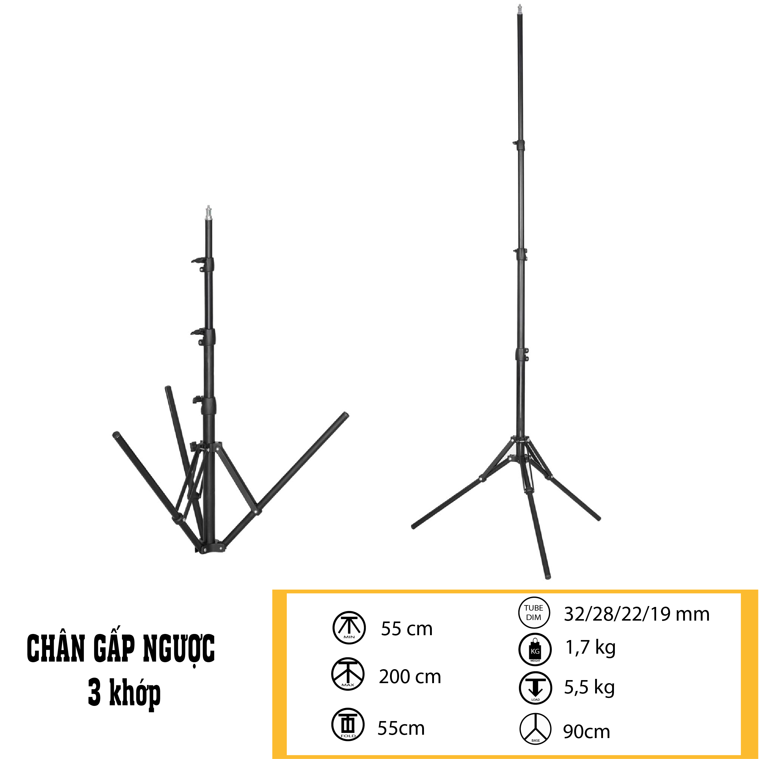 Chân gấp ngược GNT330S