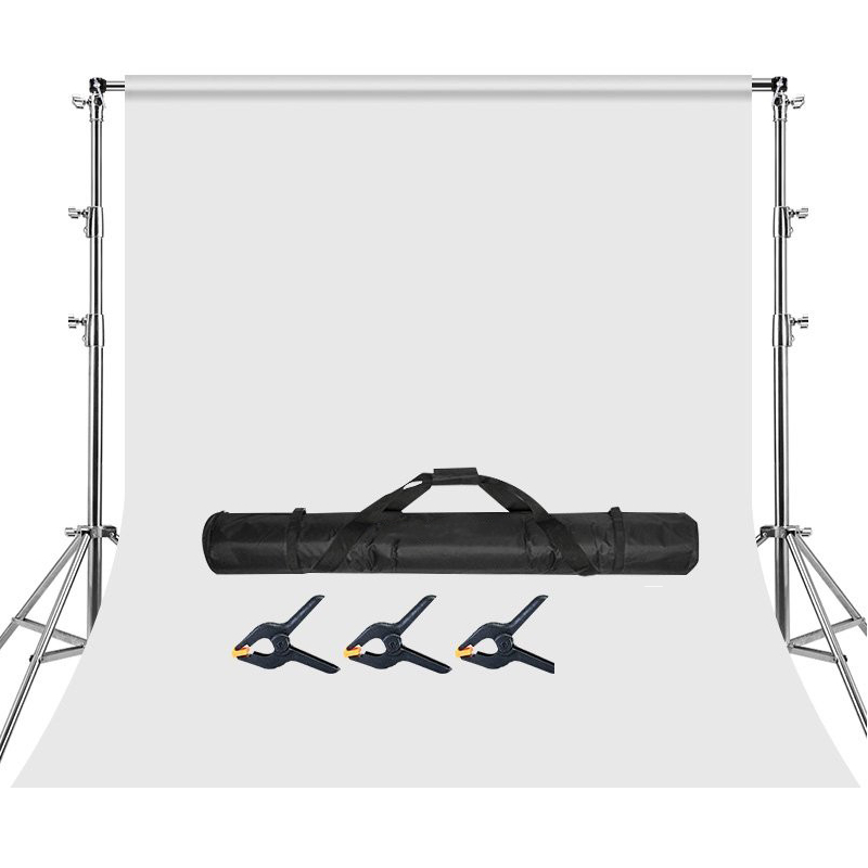 Md-02 Bộ giá treo phông Inox - khung treo phông di động 2.8m X 3m 