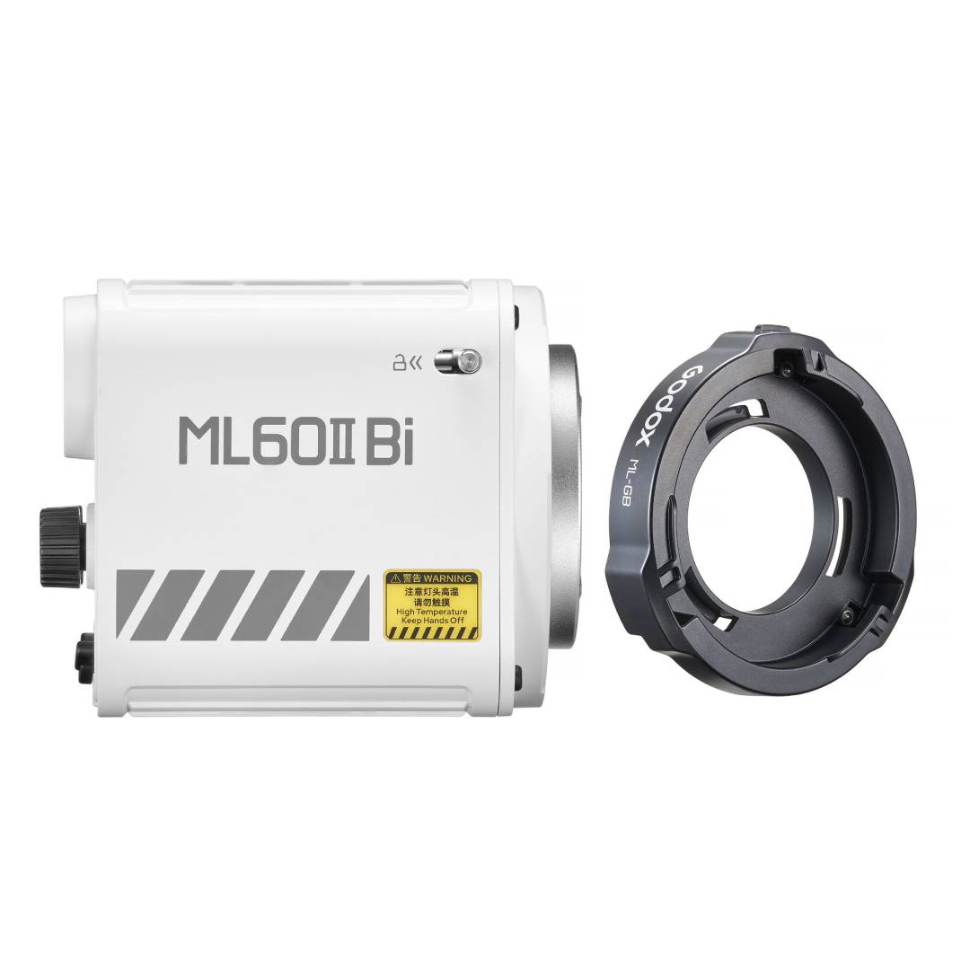 Combo Đèn LED Godox ML60IIBi Color + Ngàm chuyển Bowen