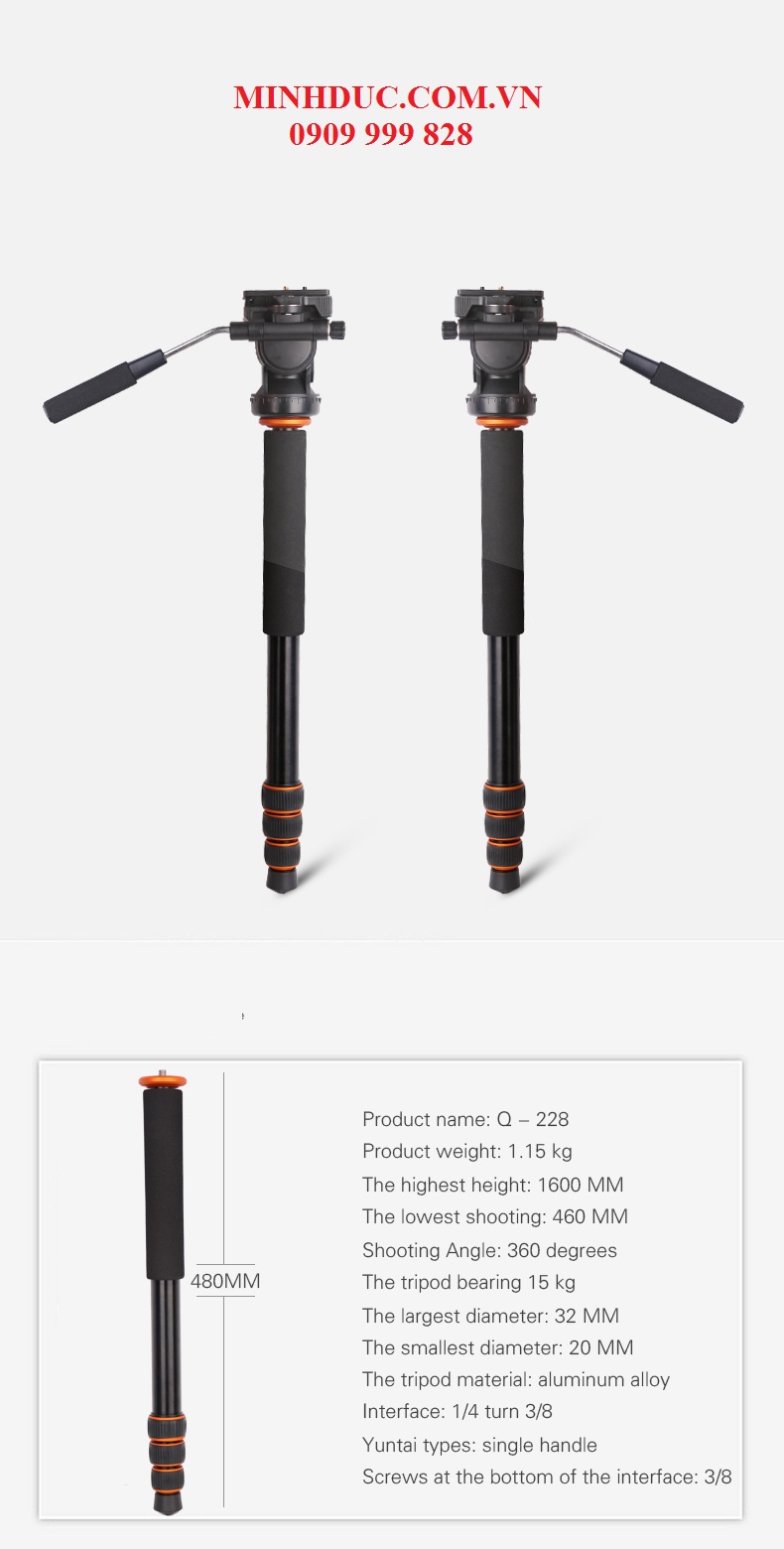 Tripod  Monopod-Beike Q228