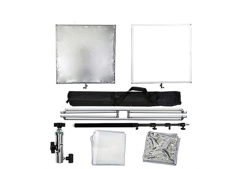 Khung tản sáng MH 145x145 kèm tay cầm gấp gọn  in1