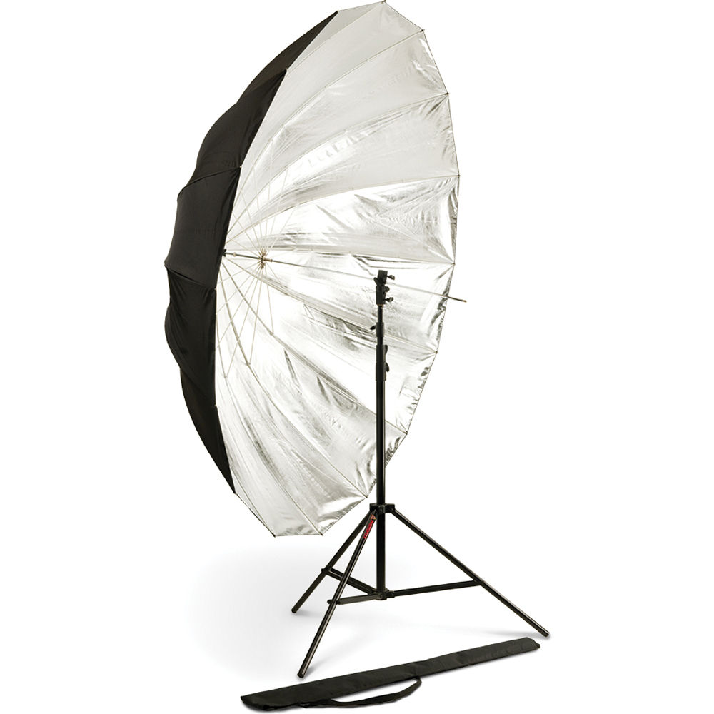 Dù 2 lớp  xuyên phản trắng cao cấp 16 cạnh 140cm