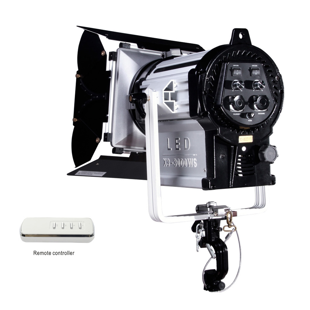 ĐÈN NiceFoto LED fresnel light X3-3000WS 5600k 