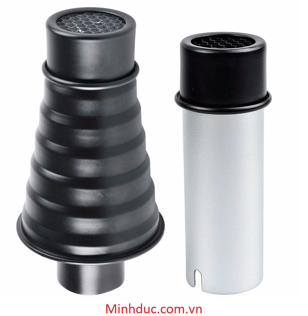 Godox AADS9 2 in 1 Snoot with Honeycomb Grid for Speedlite Flash AD180 AD360