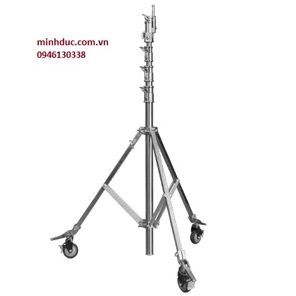 CHÂN ĐÈN INOX MDJ4200 PRO CÓ BÁNH XE