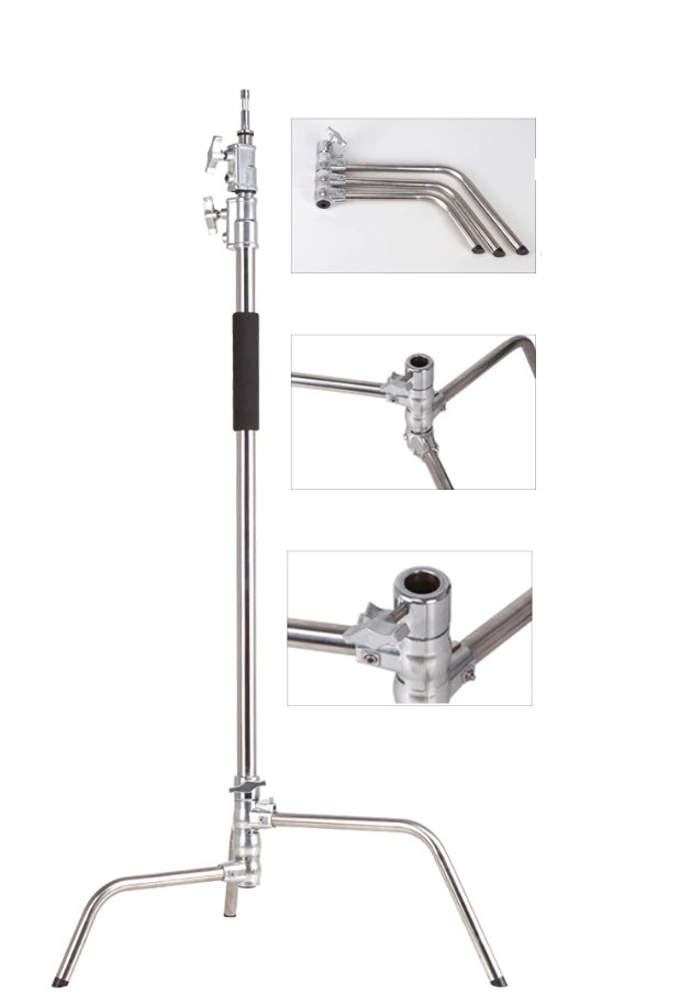 Chân Boom Inox Jinbei CK2 C Stand không tay arm
